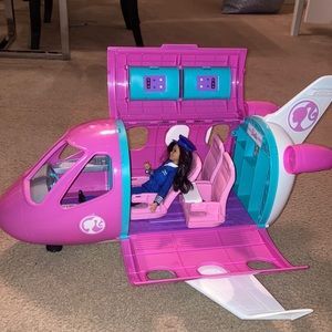 Barbie Airplane and Pilot doll